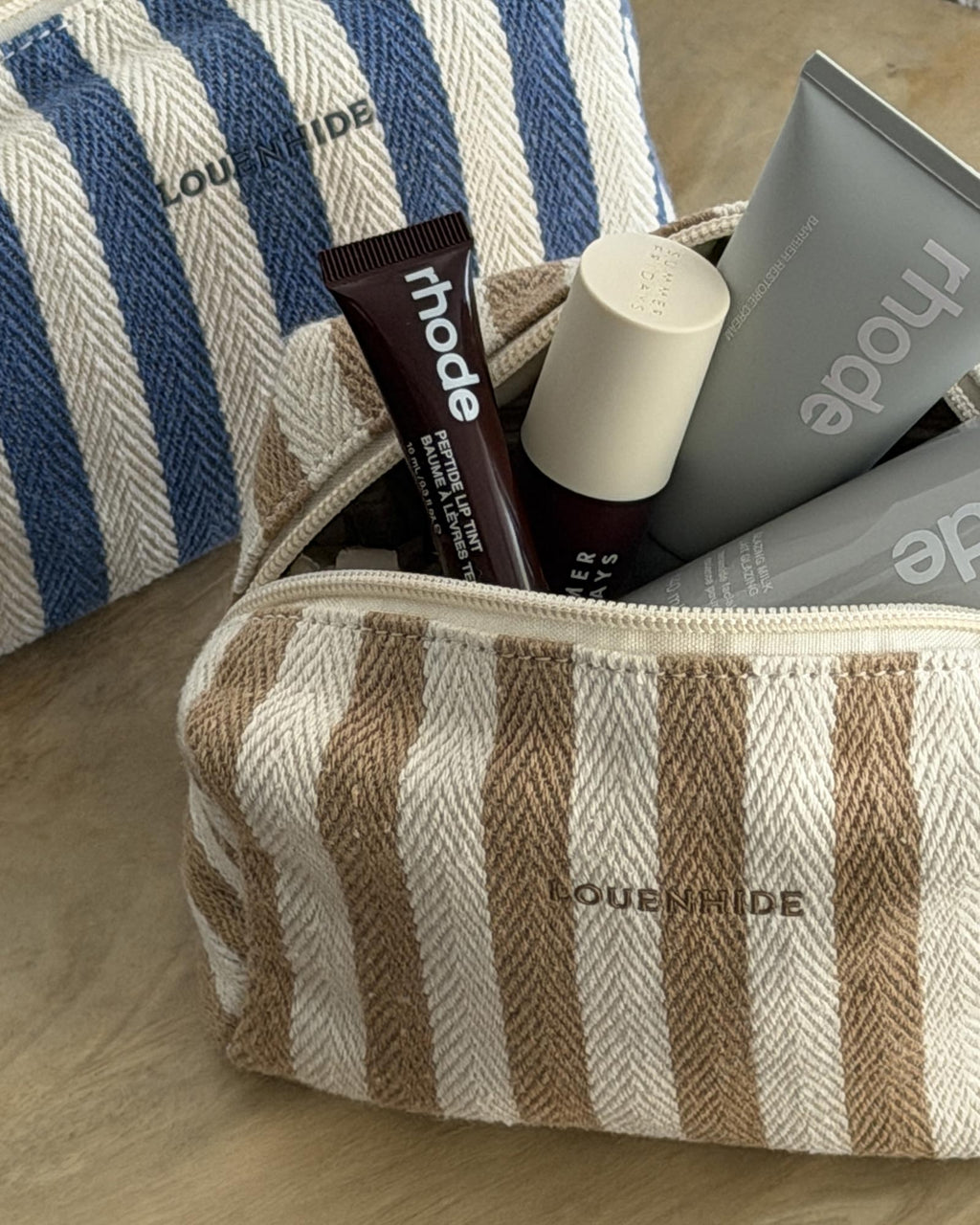 Louenhide Addi Pouch - Beige Stripe