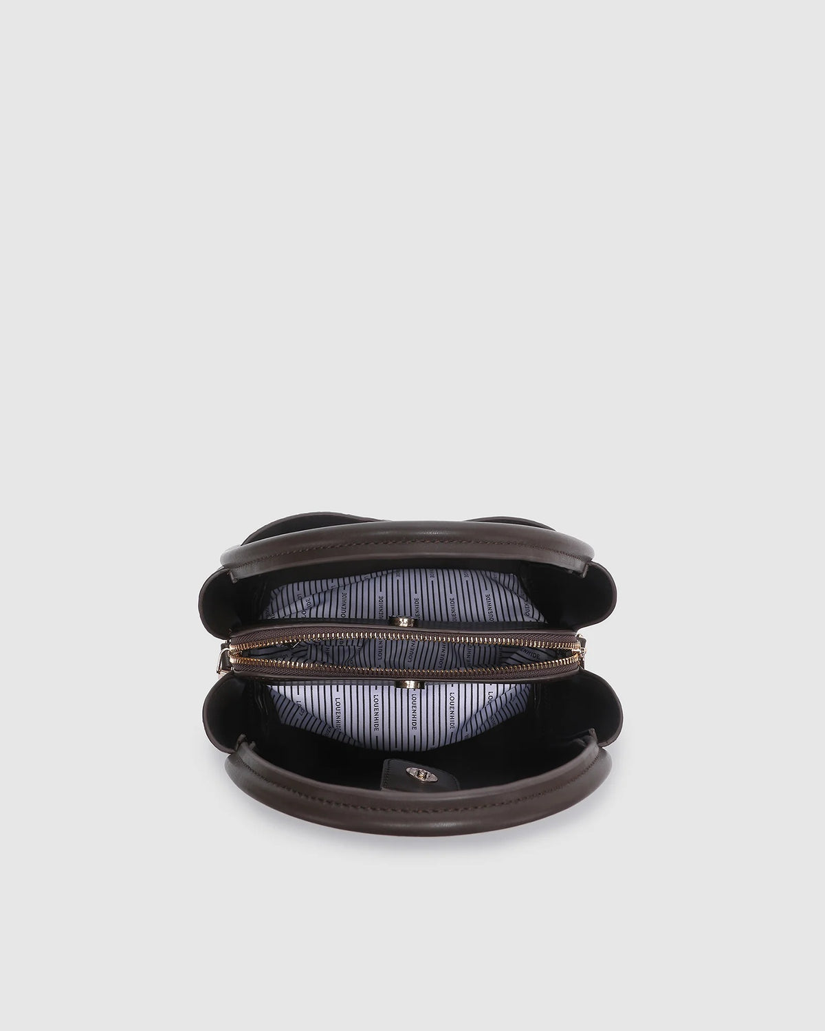 Louenhide Steffie Mini Tote Bag - Woven Chocolate