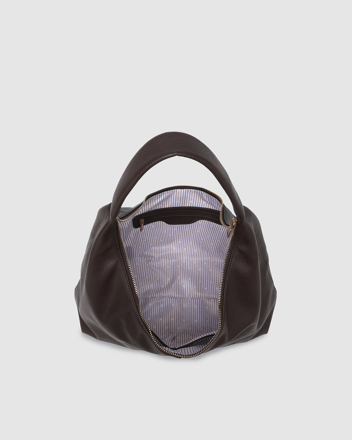 Louenhide Valentina Slouch Shoulder Bag - Chocolate