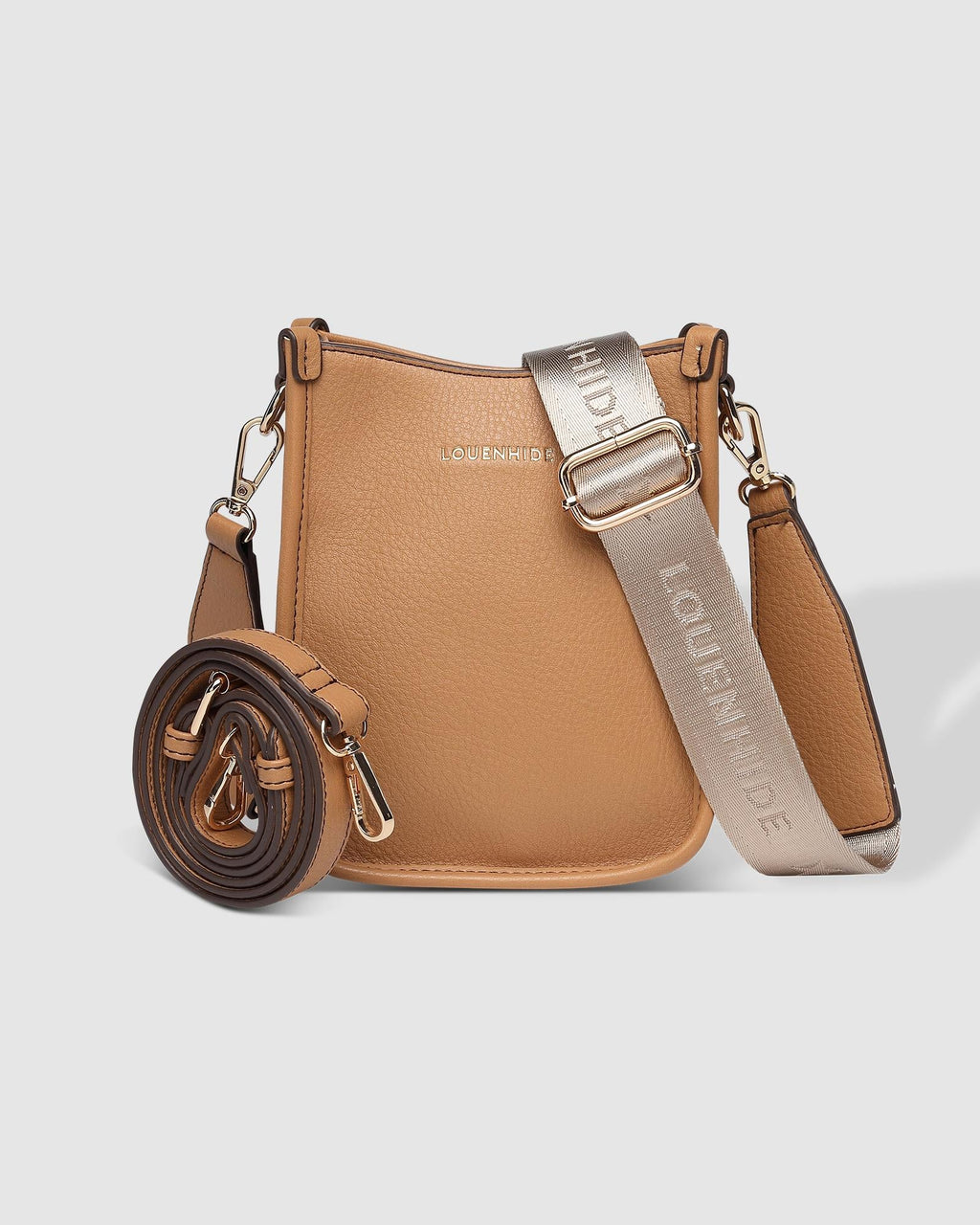 Louenhide Parker Phone Crossbody Bag Camel