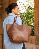 Load image into Gallery viewer, Louenhide Roma Tote Bag Cocoa
