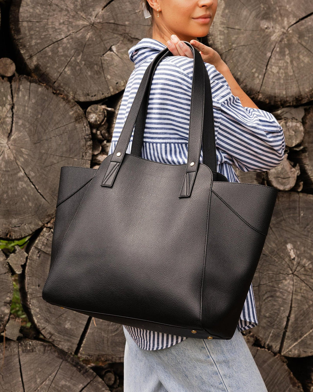 Louenhide Parisian Shopper Bag Black
