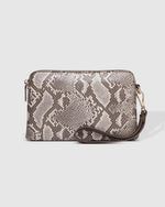 Load image into Gallery viewer, Louenhide Poppy Clutch Python Coffee
