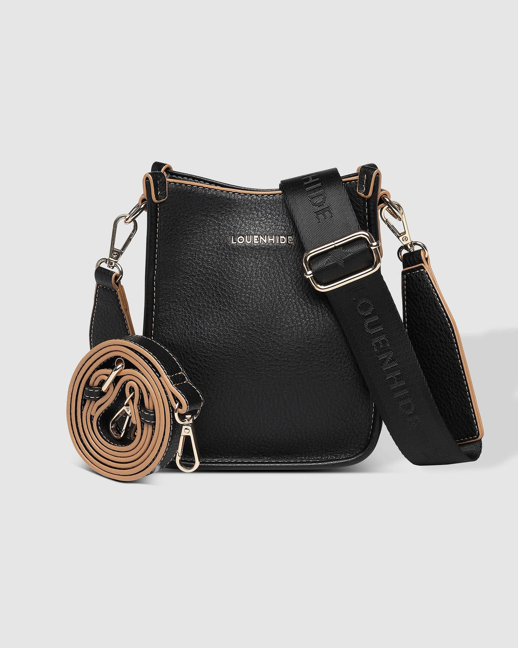 Louenhide Parker Phone Crossbody Bag Black