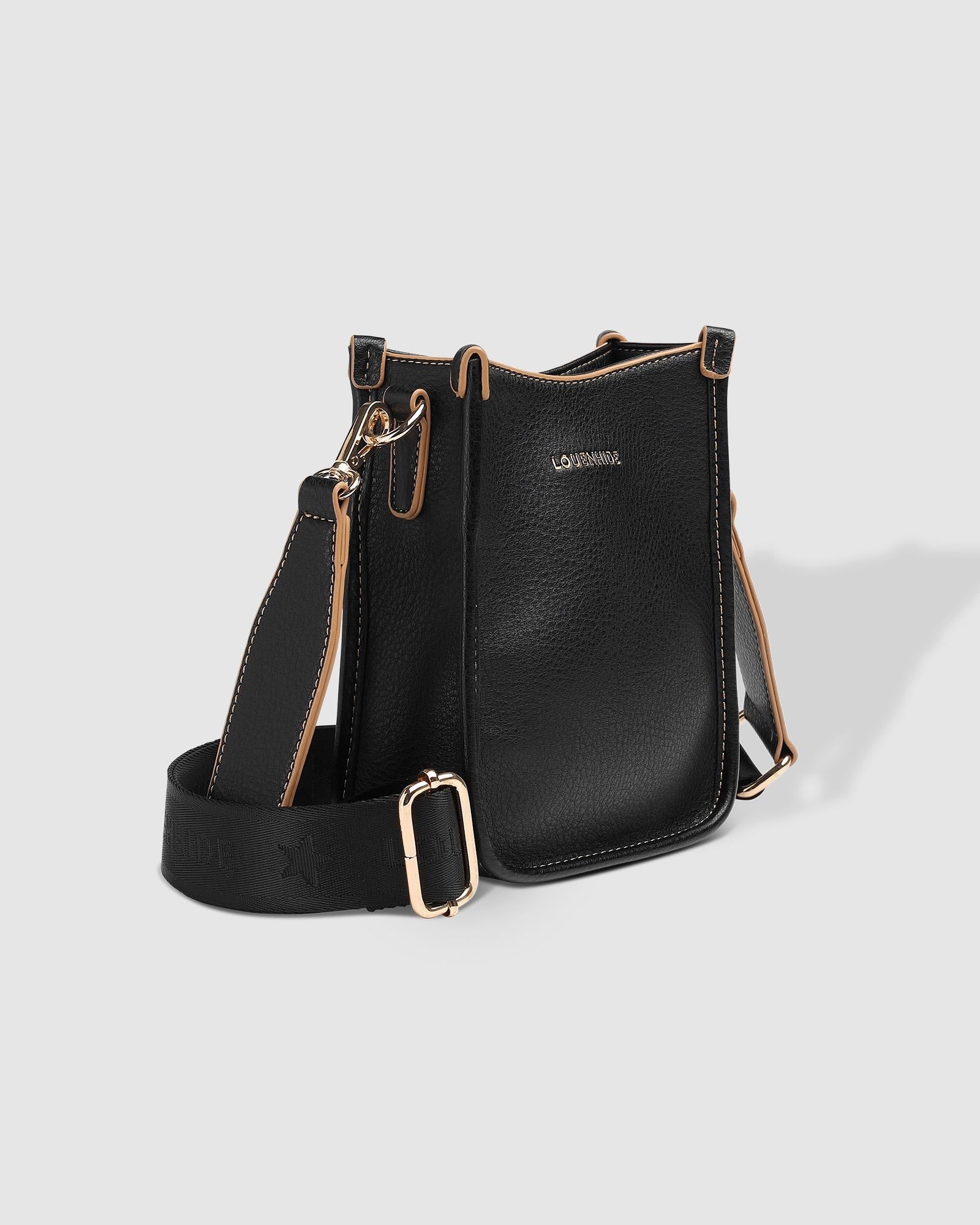 Louenhide Parker Phone Crossbody Bag Black