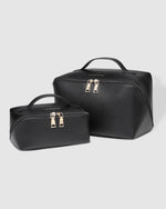 Load image into Gallery viewer, Louenhide Orion Ellis Cosmetic Bag Set Black
