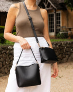 Load image into Gallery viewer, Louenhide Soho Crossbody Bag With Kubi Strap Black
