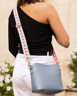 Load image into Gallery viewer, Louenhide Soho Crossbody Bag With Kubi Strap Dusty Blue
