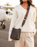 Load image into Gallery viewer, Louenhide Parker Phone Crossbody Bag Chocolate
