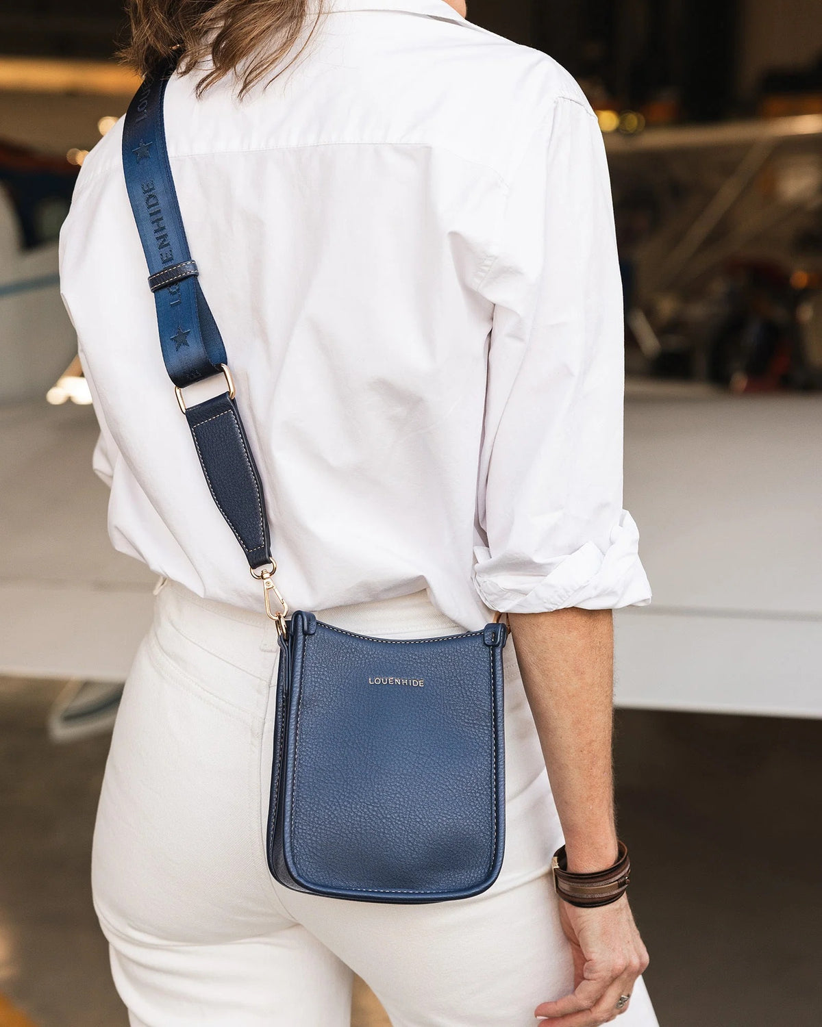 Louenhide Parker Phone Crossbody Bag - Navy