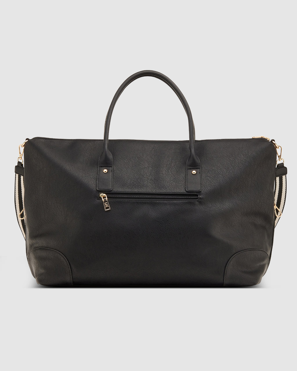 Louenhide Alexis Stripe Weekender Travel Bag Black Stripe