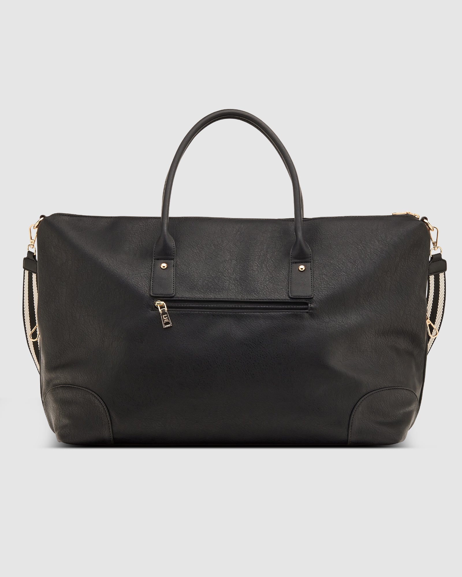 Louenhide Alexis Stripe Weekender Travel Bag Black Stripe