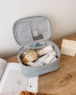 Load image into Gallery viewer, Louenhide Shona Greta Cosmetic Case Set Dusty Blue
