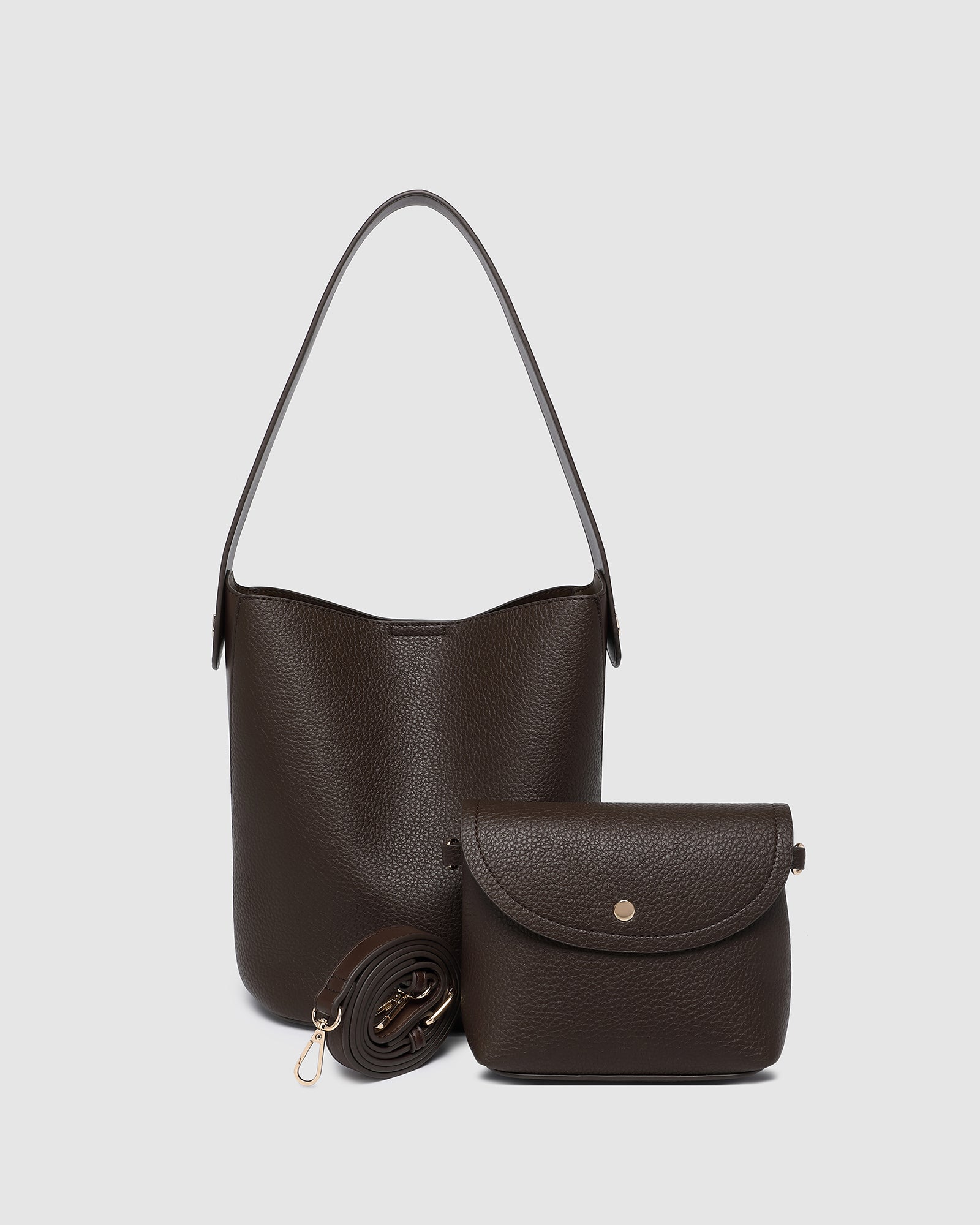 Louenhide Miranda Bucket Bag Chocolate