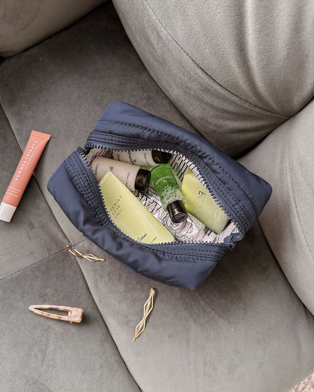 Louenhide Santi Makeup Bag - Navy