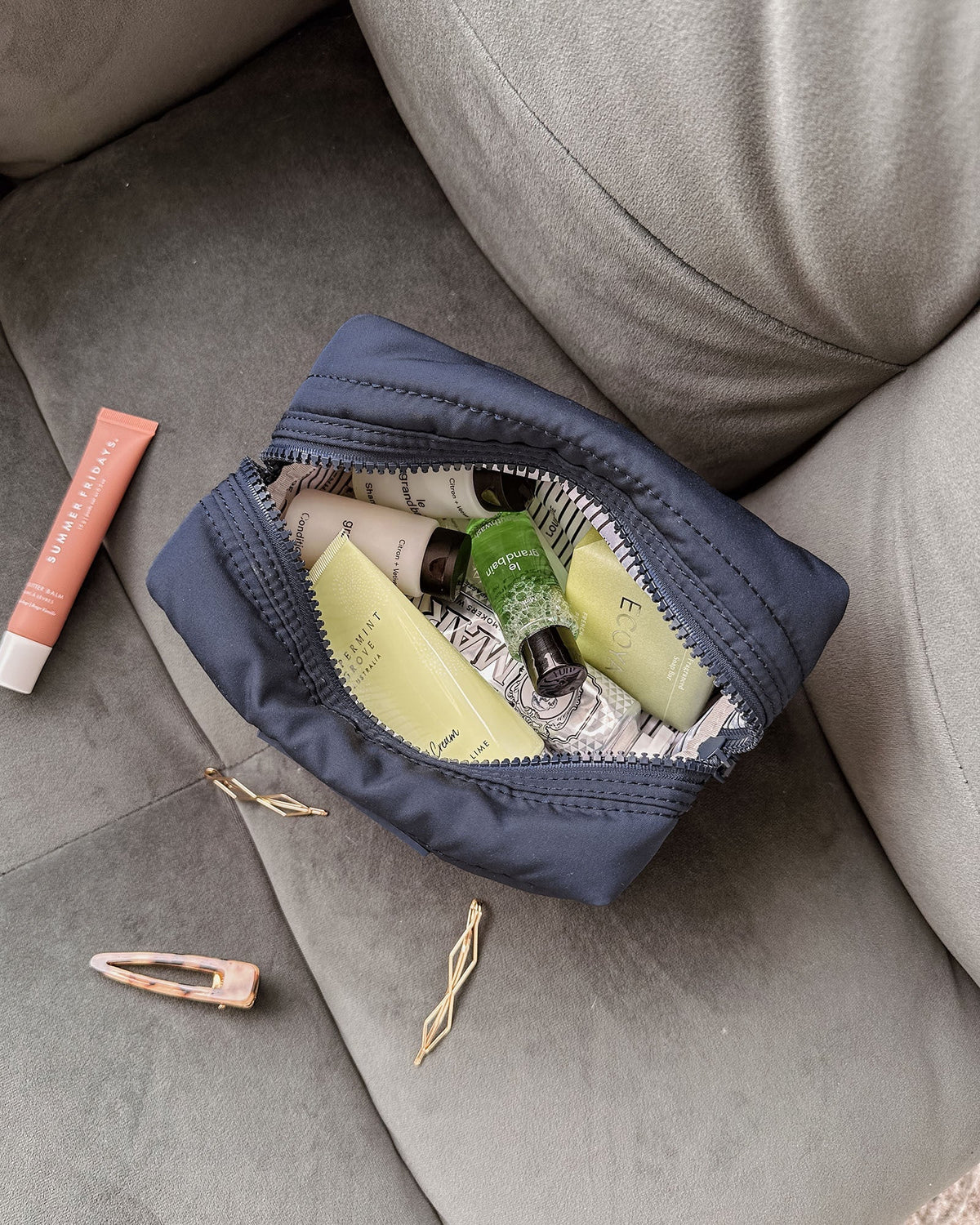 Louenhide Santi Makeup Bag - Navy