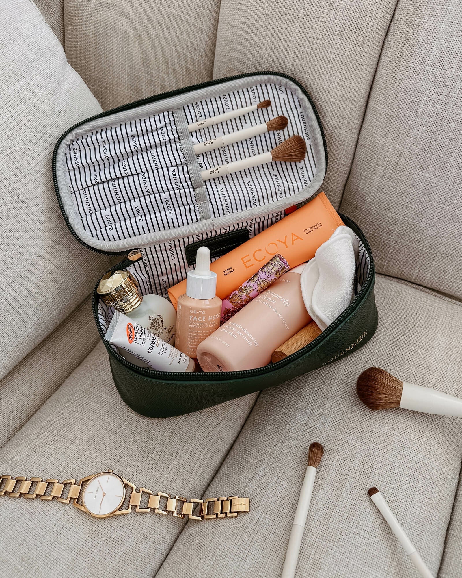 Louenhide Fifi Cosmetic Case - Forest Green