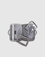 Load image into Gallery viewer, Louenhide Georgie Cosmetic Case Forest Green
