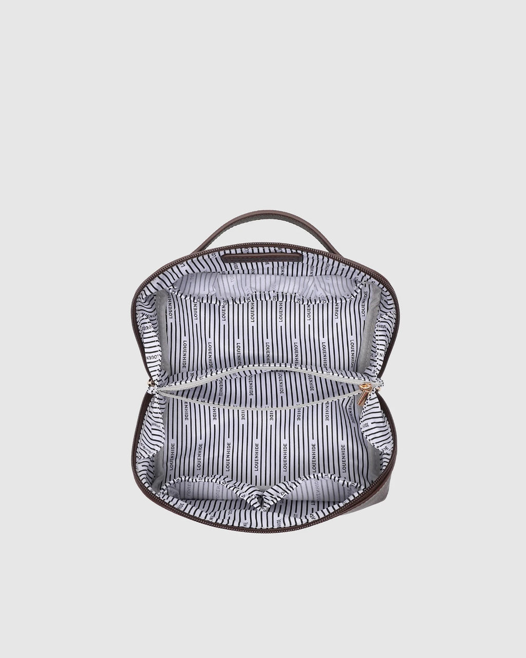 Louenhide Ellis Makeup Bag - Chocolate