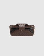 Load image into Gallery viewer, Louenhide Skittle Sunglass Case - Woven Chocolate

