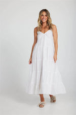 Load image into Gallery viewer, Holiday Solmar Dress White
