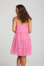 Load image into Gallery viewer, Holiday Havana Dress Hot Pink
