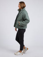 Load image into Gallery viewer, Foxwood Rosalee Jacket Washed Green [sz:s]
