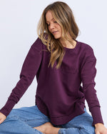 Load image into Gallery viewer, Foxwood Simplified Crew Plum [sz:8]

