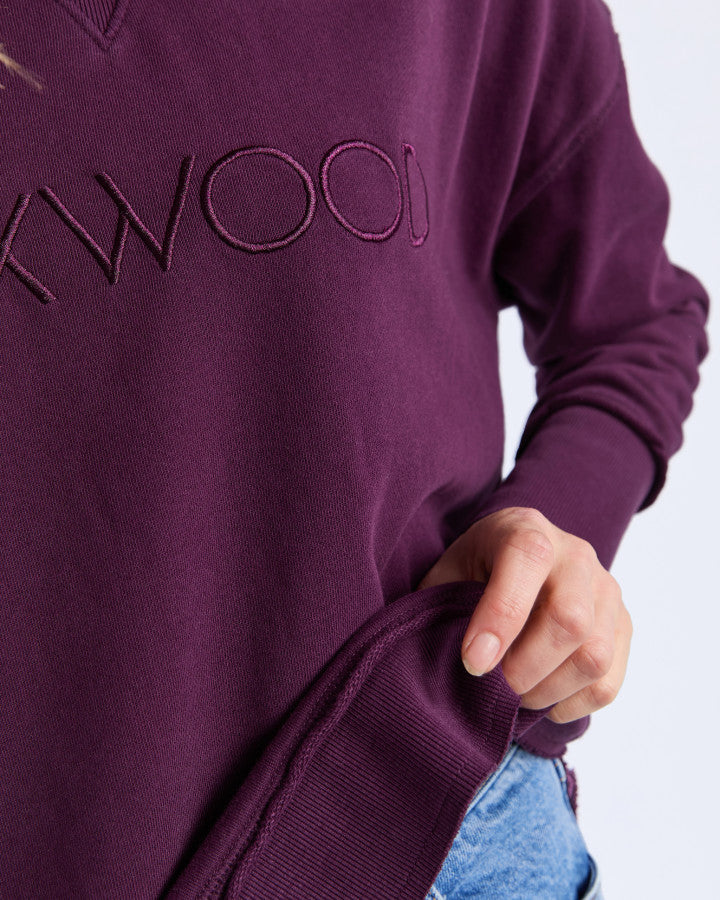 Foxwood Simplified Crew Plum [sz:8]
