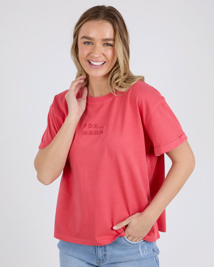 Foxwood Huntleigh Oversized Tee Cayenne [sz:10]