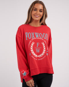 Foxwood State League Crew Red [sz:10]