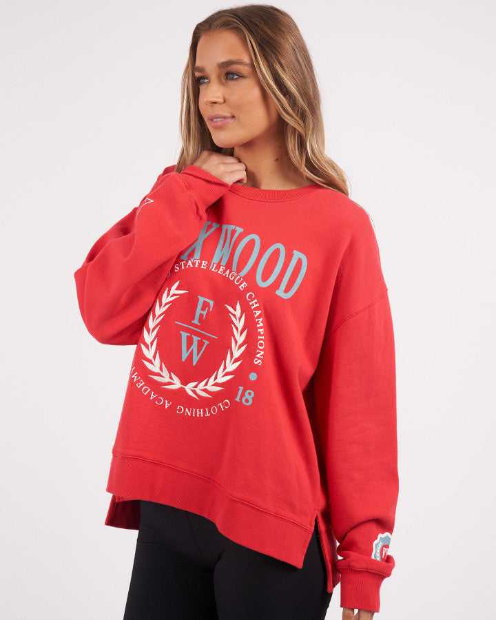 Foxwood State League Crew Red [sz:10]