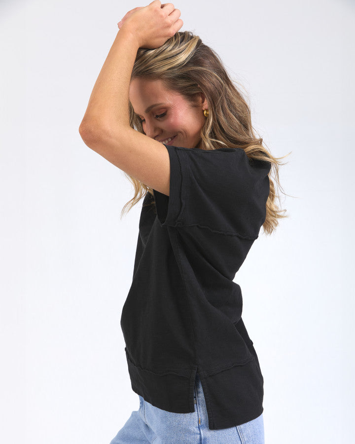 Foxwood Allison Tee Black [sz:8]