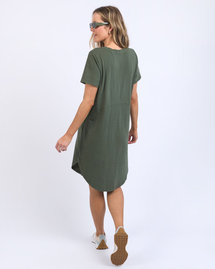 Foxwood Bay Dress Khaki [sz:8]