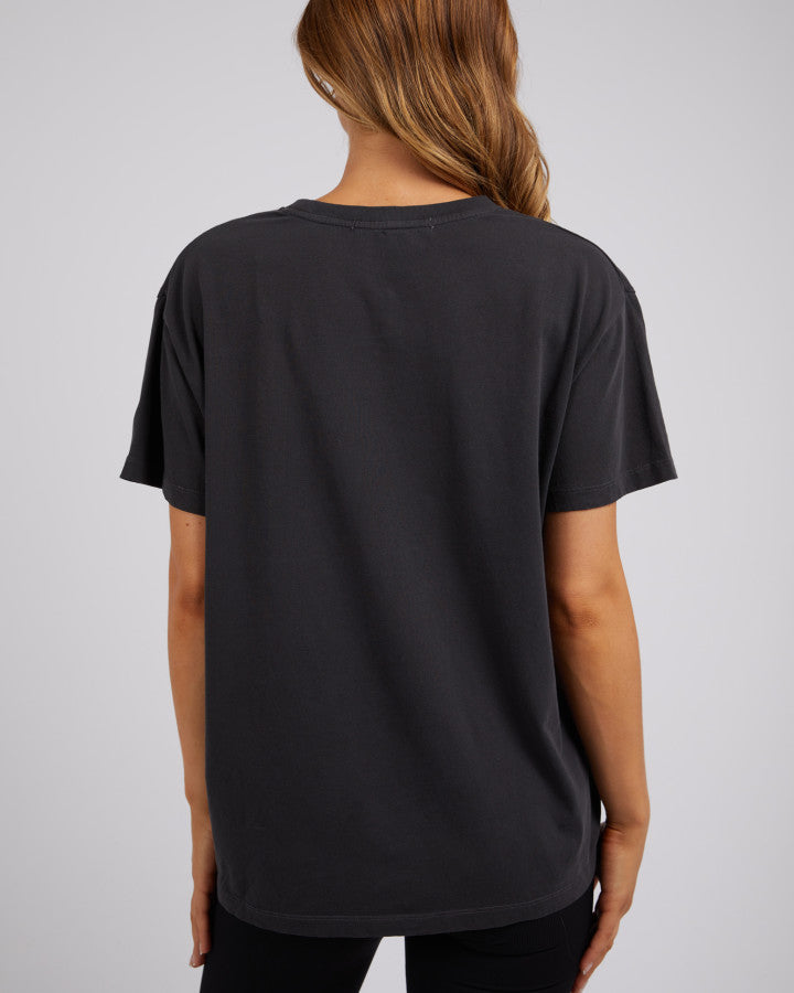 Foxwood Athletics Days Tee Washed Black [sz:8]
