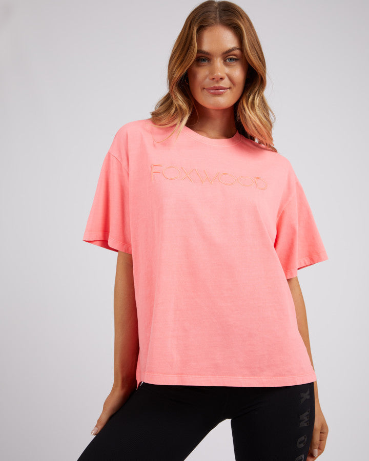 Foxwood Simplified Tee Neon Pink [sz:8]