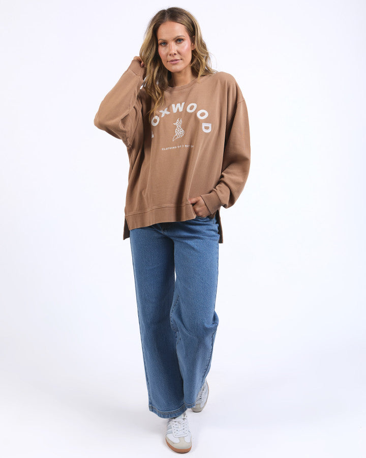 Foxwood Effortless Crew Toasted Coconut [sz:10]