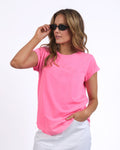 Foxwood Effortless Tee Neon Rose [sz:8]