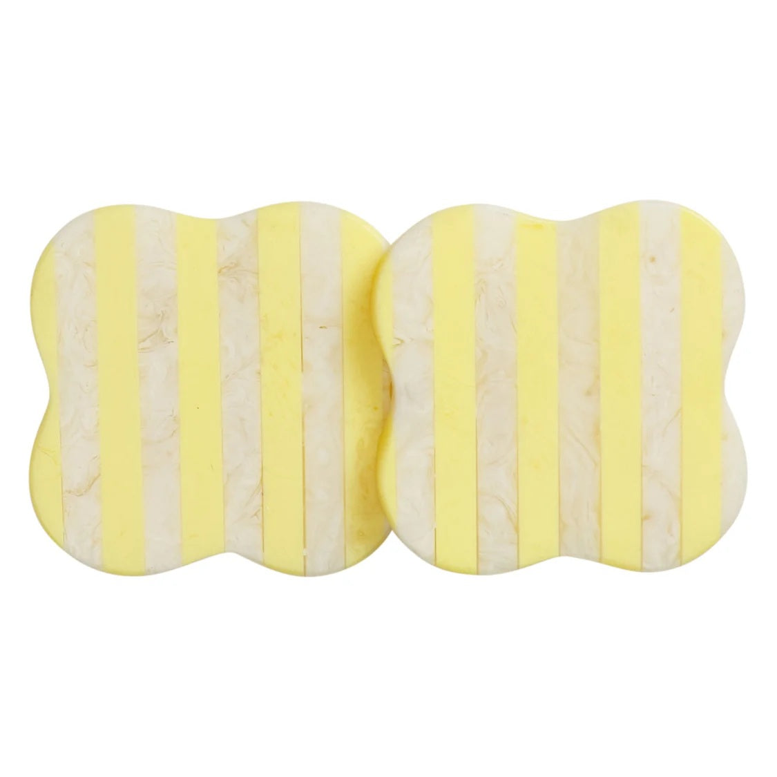 Sage X Clare Noellyn Resin Coasters - Set Of 2 - Aspen Gold