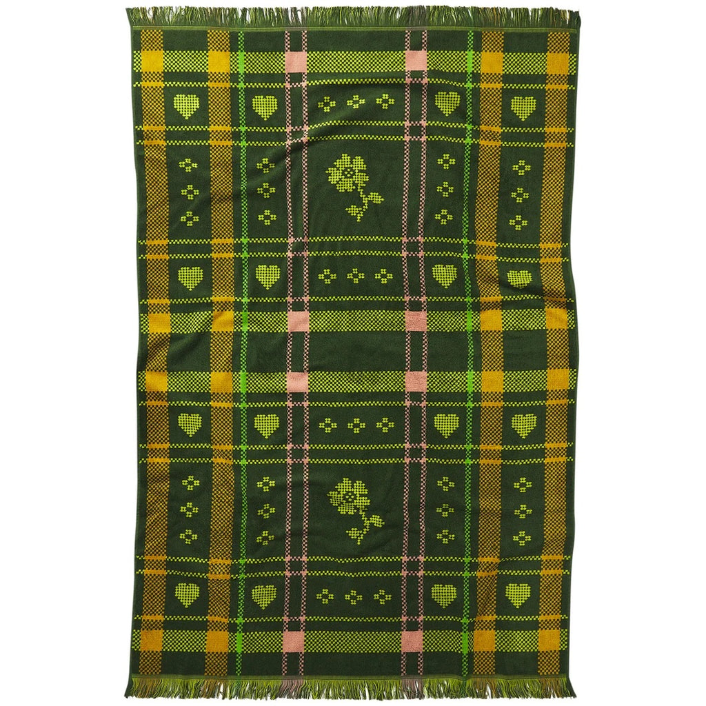 Sage X Clare Josephine Bath Mat - Hunter Green
