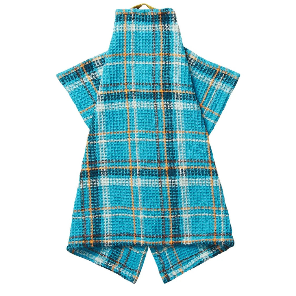 Sage X Clare Frances Waffle Tea Towel - Turquoise