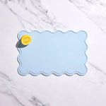 Load image into Gallery viewer, Styld.chop (set Of 2) - Swirl + Solid - Azure
