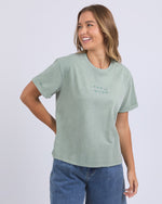 Load image into Gallery viewer, Foxwood Huntleigh Oversized Tee Iceberg Green [sz:8]
