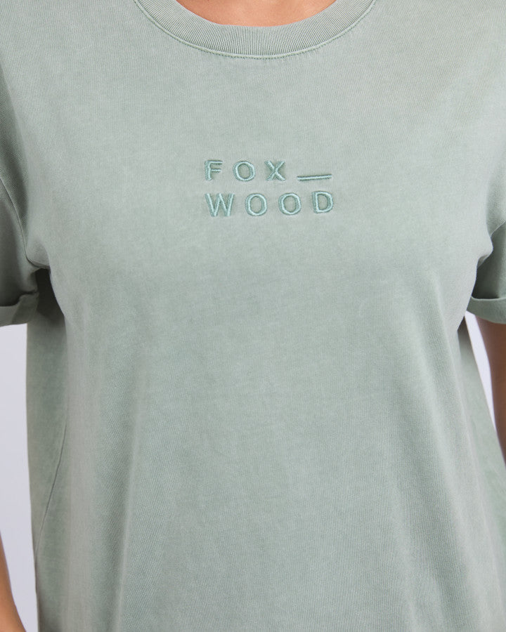 Foxwood Huntleigh Oversized Tee Iceberg Green [sz:8]