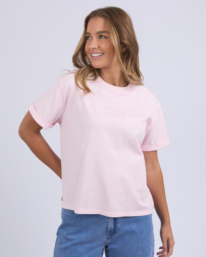 Foxwood Huntleigh Oversized Tee Pale Pink [sz:8]
