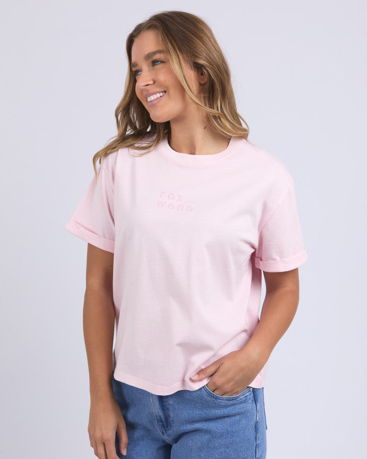 Foxwood Huntleigh Oversized Tee Pale Pink [sz:8]