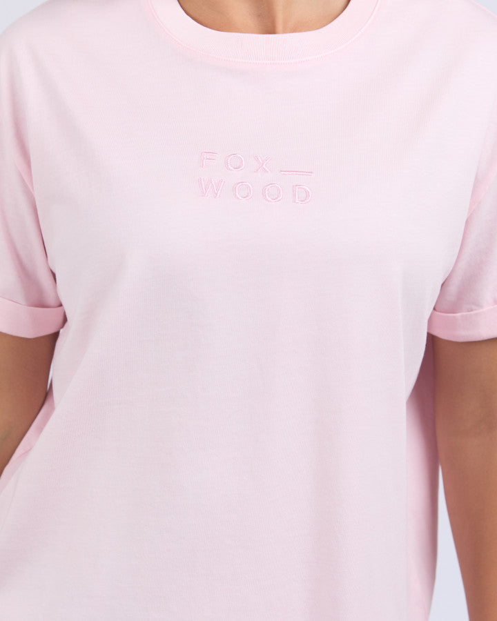 Foxwood Huntleigh Oversized Tee Pale Pink [sz:8]