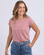 Load image into Gallery viewer, Foxwood Signature Tee Ash Rose [sz:8]
