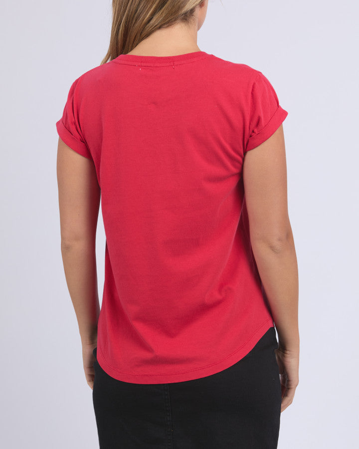 Foxwood Signature Tee Crimson [sz:8]