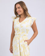 Load image into Gallery viewer, Foxwood Sierra Dress Lemon [sz:8]
